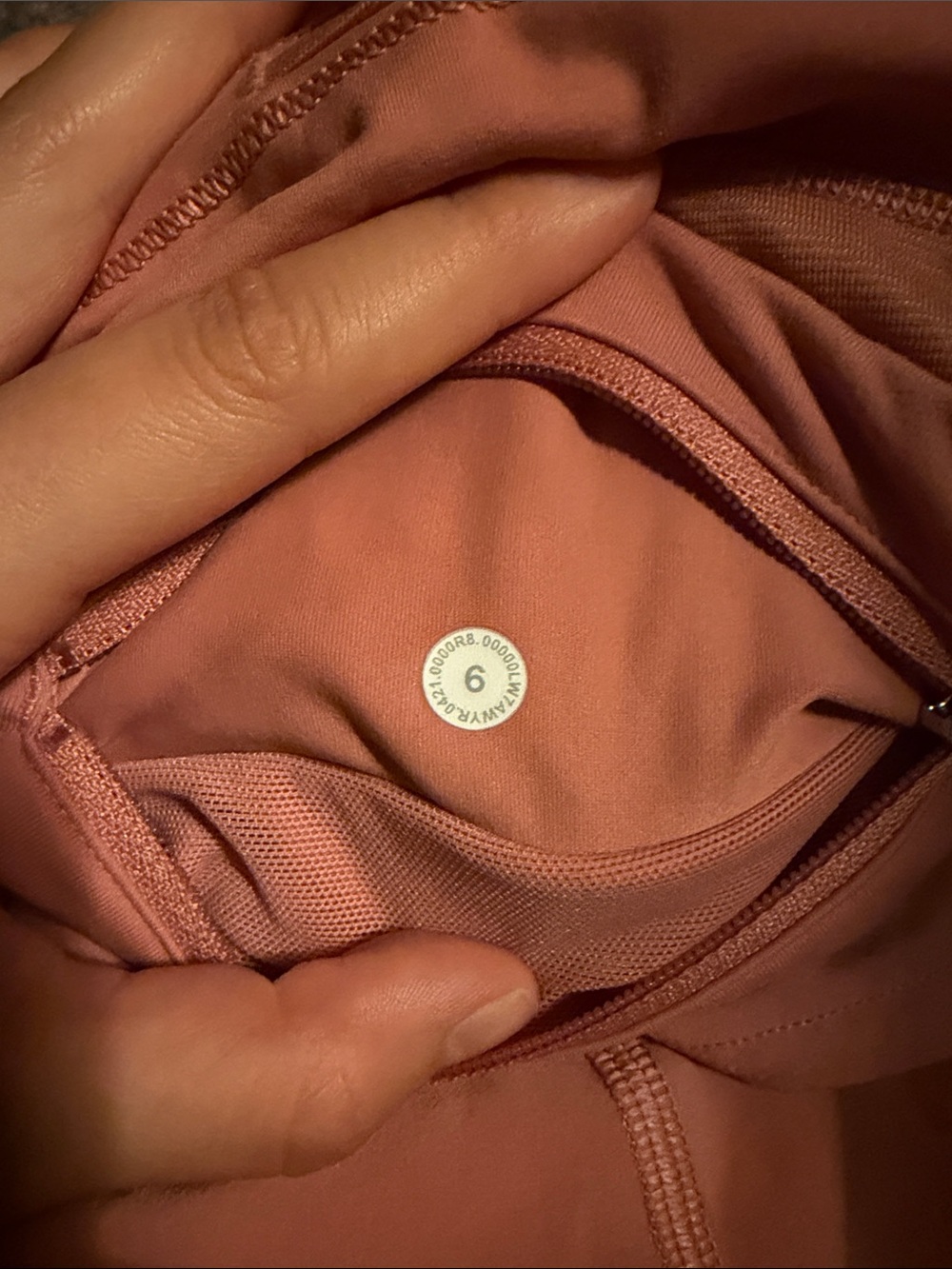 lululemon athletica burnt orange Layered Running Shorts - Picture 4 of 4
